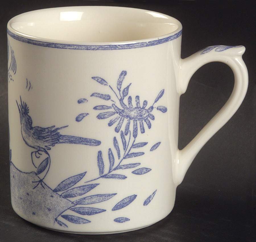 Oiseau Bleu Mug by Faiencerie De Gien-1