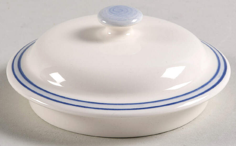 Oiseau Bleu Lid for Sugar Bowl by Faiencerie De Gien-1