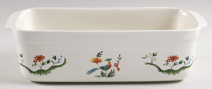 Oiseaux de Paradis Cake Pan by Faiencerie De Gien-1