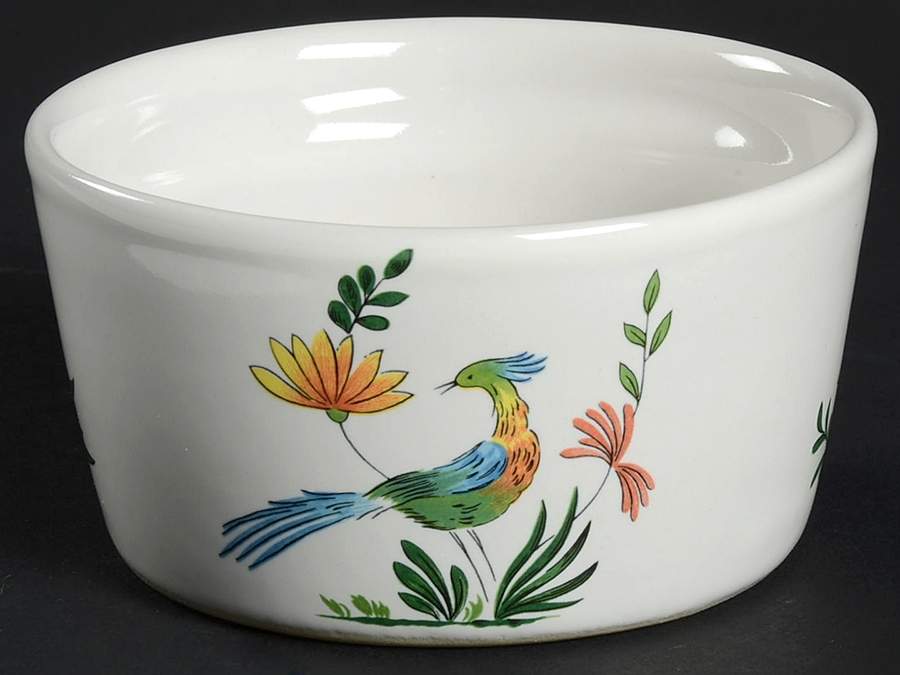 Oiseaux de Paradis Ramekin by Faiencerie De Gien-1