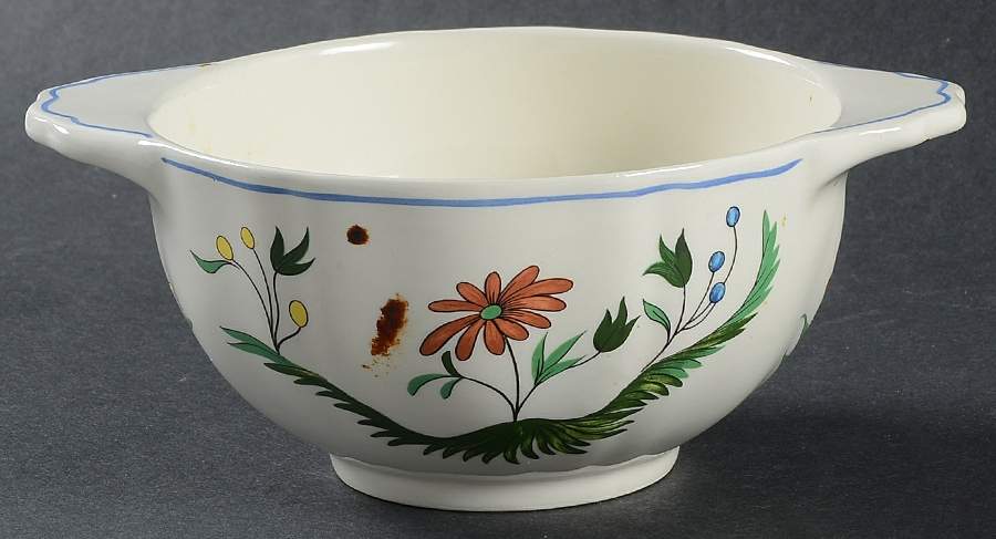 Oiseaux de Paradis Chowder Bowl by Faiencerie De Gien-1