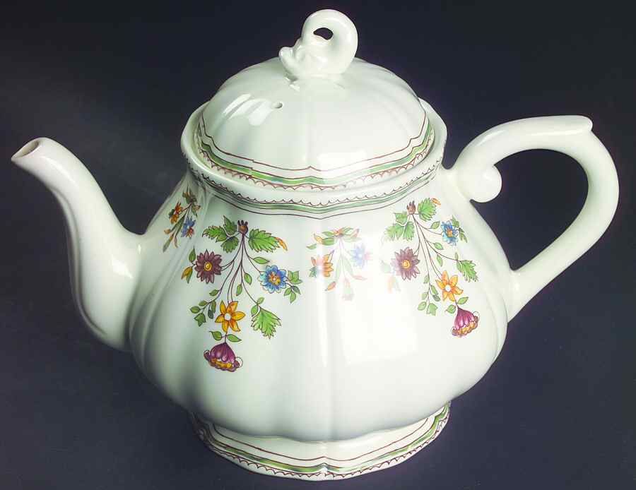 Olerys Teapot & Lid by Faiencerie De Gien-1