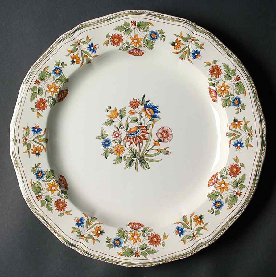 Olerys 12" Chop Plate (Round Platter) by Faiencerie De Gien-1