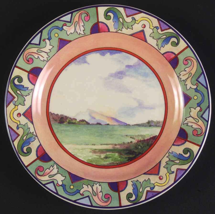 Ottoman Canape Plate by Faiencerie De Gien-1