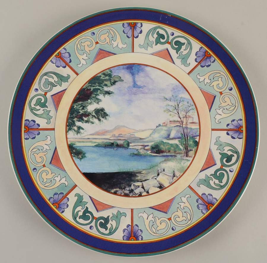 Ottoman Cake Plate by Faiencerie De Gien-1
