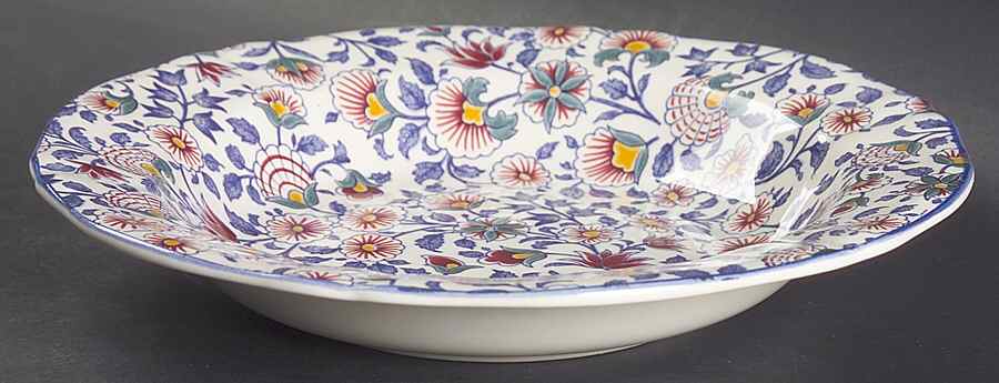 Persepolis Large Rim Soup Bowl by Faiencerie De Gien-1