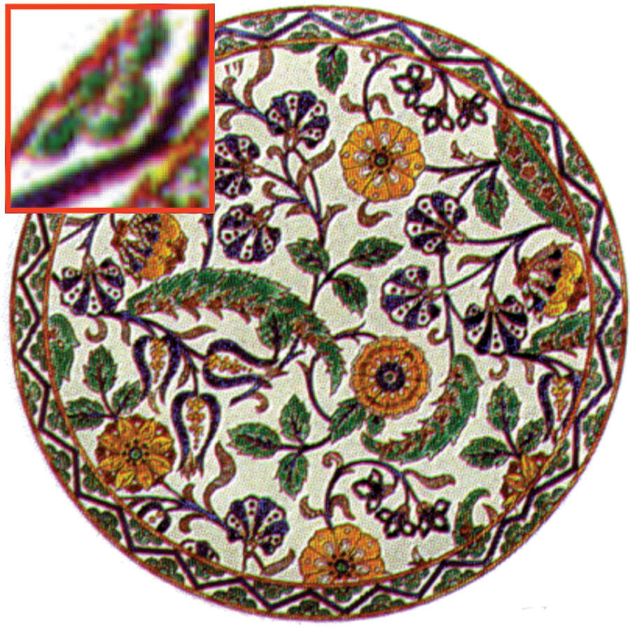 Persan Dinner Plate by Faiencerie De Gien-1