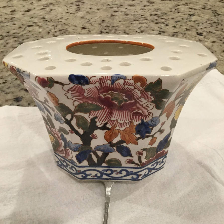 Pivoines 4" Vase by Faiencerie De Gien-1