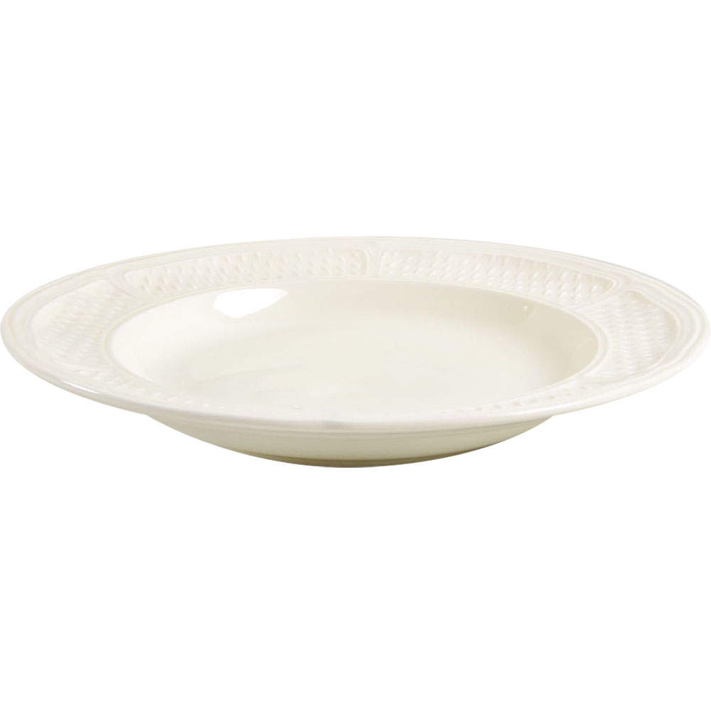 Pont Aux Choux (Cream) Large Rim Soup Bowl by Faiencerie De Gien-1