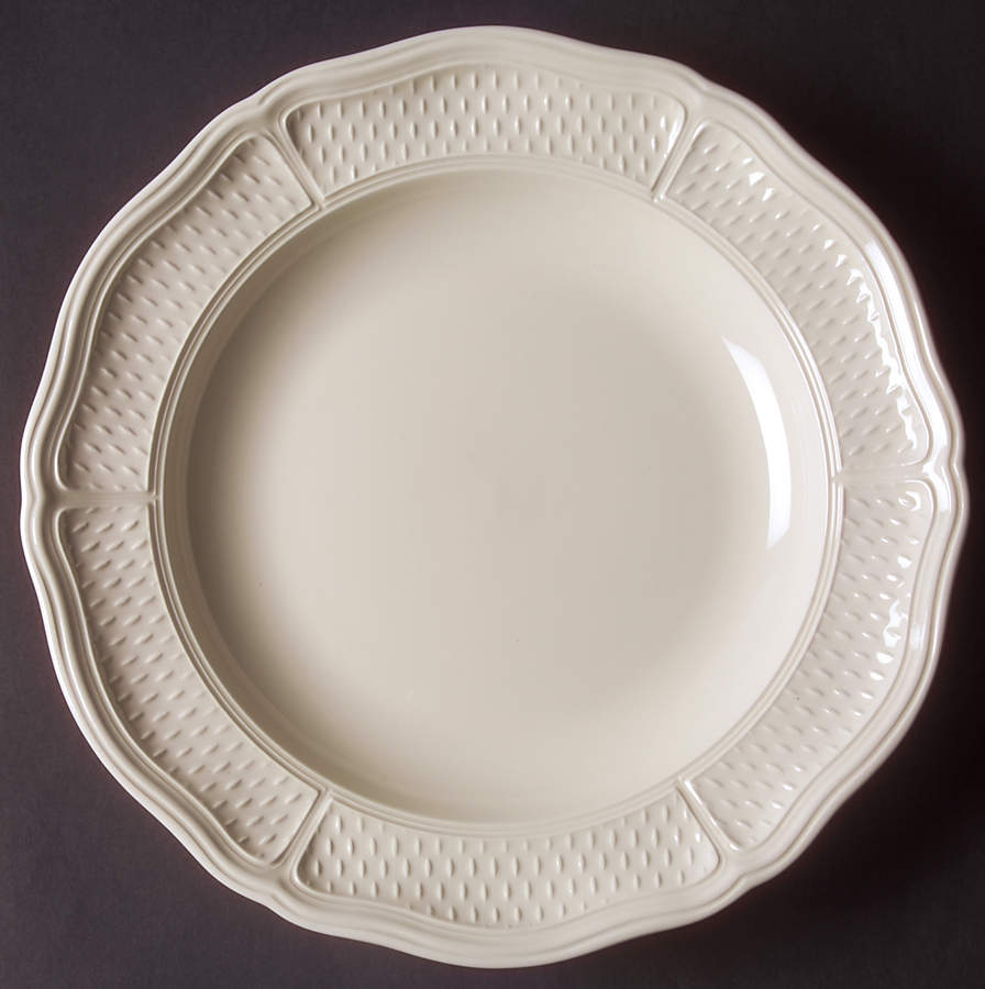 Pont Aux Choux (Cream) Deep Round Platter by Faiencerie De Gien-1