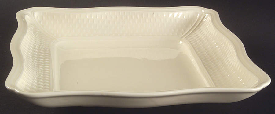 Pont Aux Choux (Cream) Large Square Fruit Bowl by Faiencerie De Gien-1