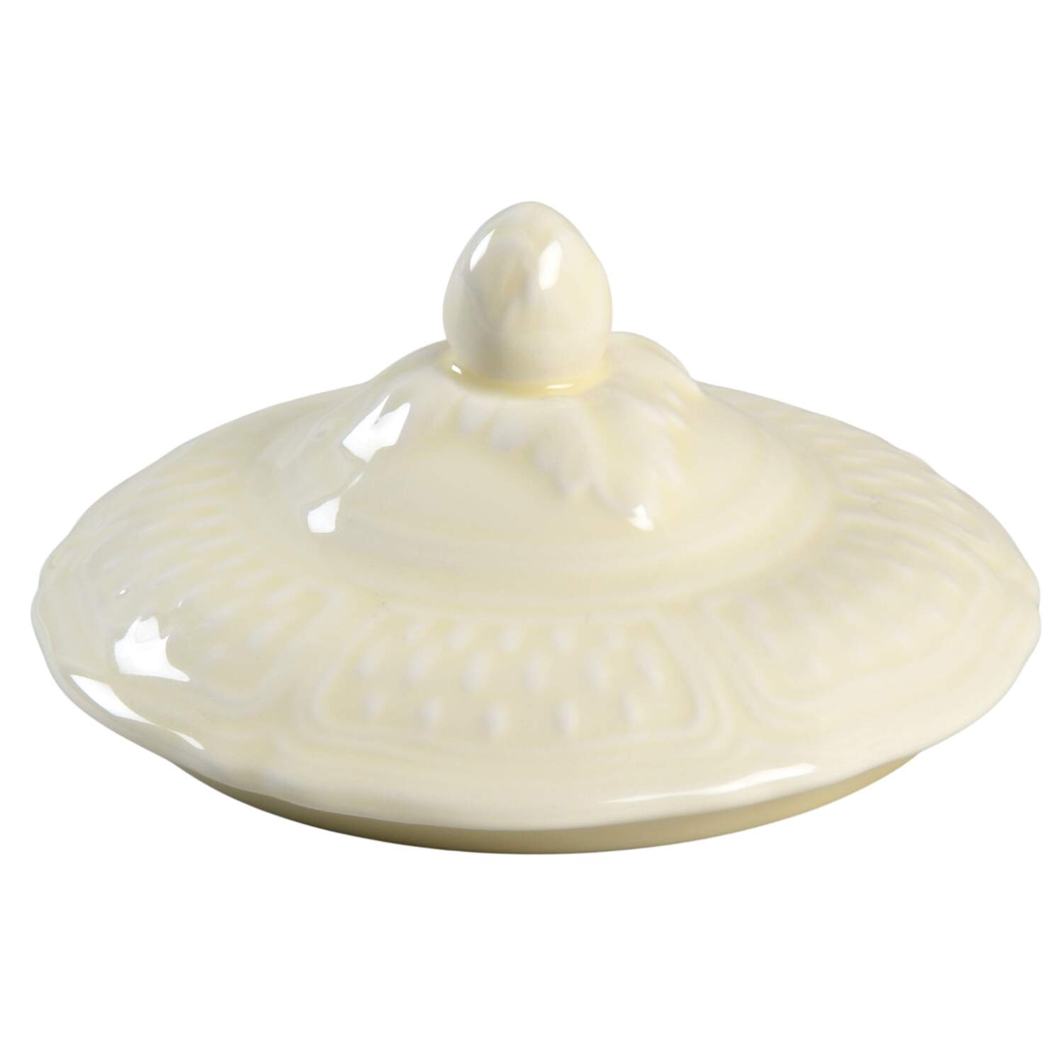 Pont Aux Choux (Cream) Lid for Sugar Bowl by Faiencerie De Gien-1