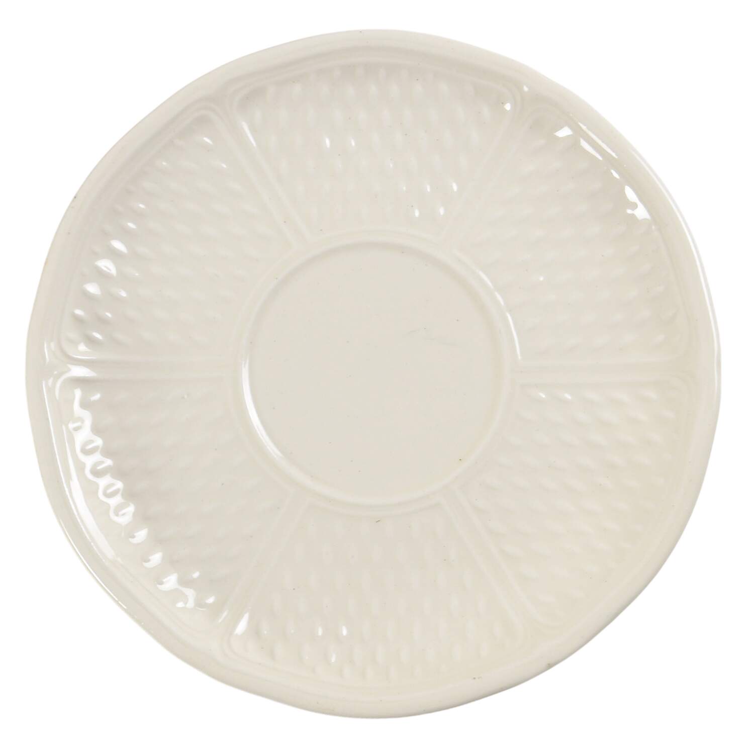 Pont Aux Choux (Cream) Saucer for Bouillon Cup by Faiencerie De Gien-1