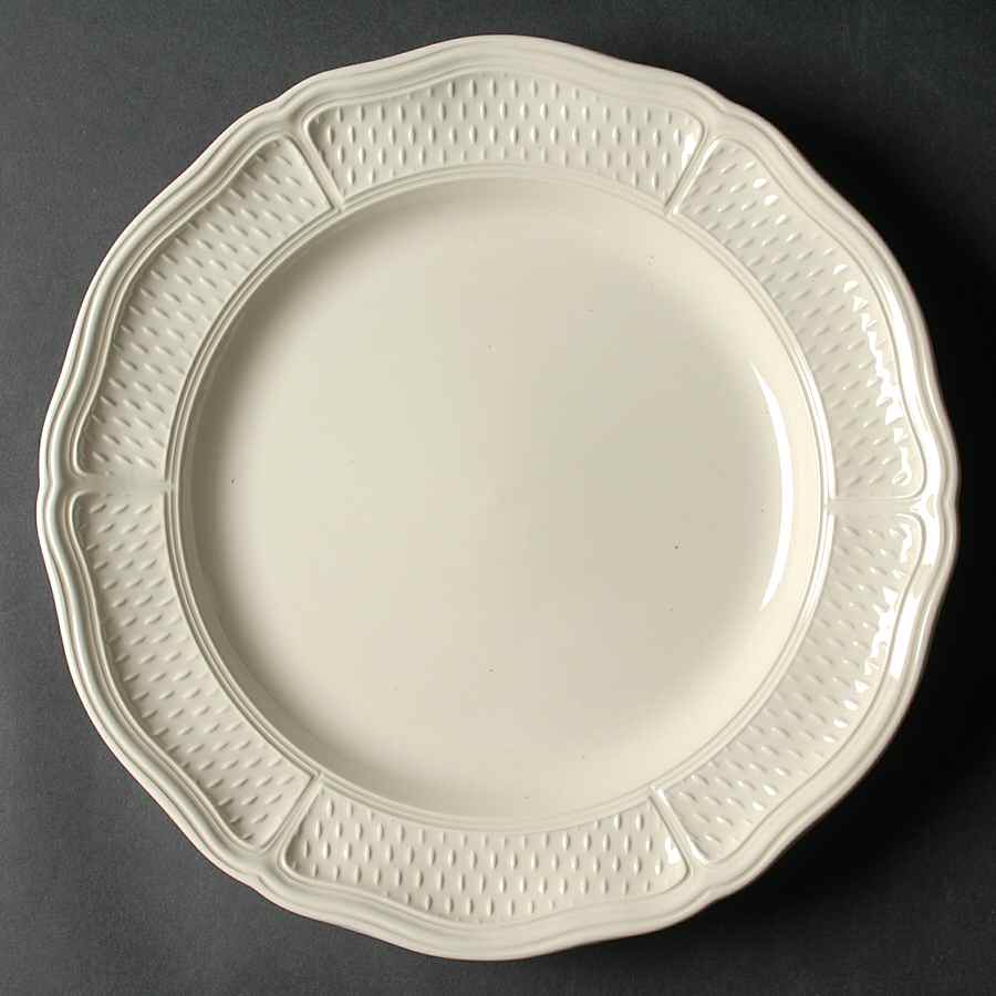 Pont Aux Choux (Cream) 12" Chop Plate (Round Platter) by Faiencerie De Gien-1