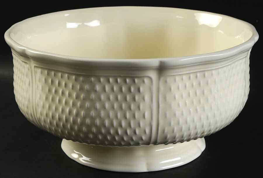 Pont Aux Choux (Cream) 10" Round Vegetable Bowl by Faiencerie De Gien-1