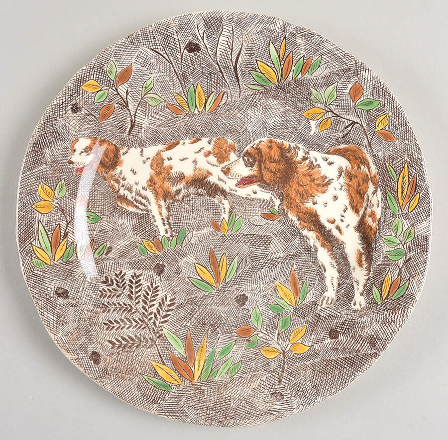 Rambouillet Dessert Luncheon Plate by Faiencerie De Gien-1