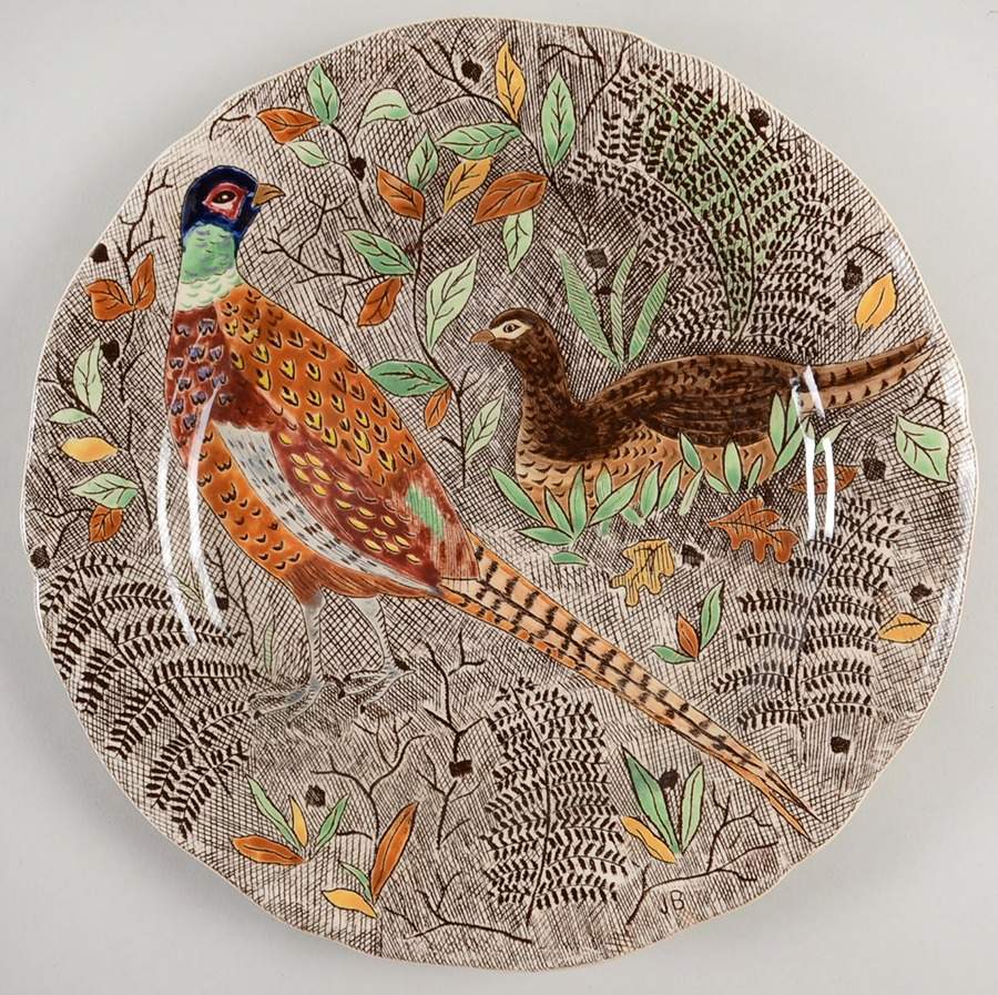 Rambouillet Dinner Plate by Faiencerie De Gien-1