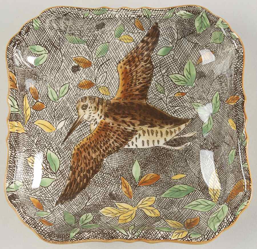 Rambouillet 6" Square Tray by Faiencerie De Gien-1