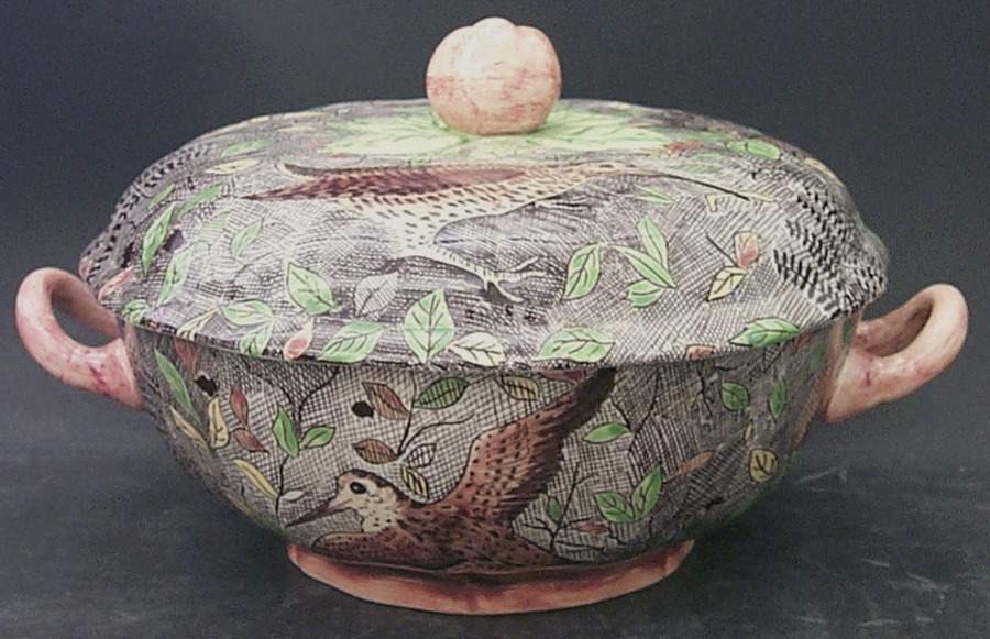 Rambouillet Round Covered Vegetable by Faiencerie De Gien-1
