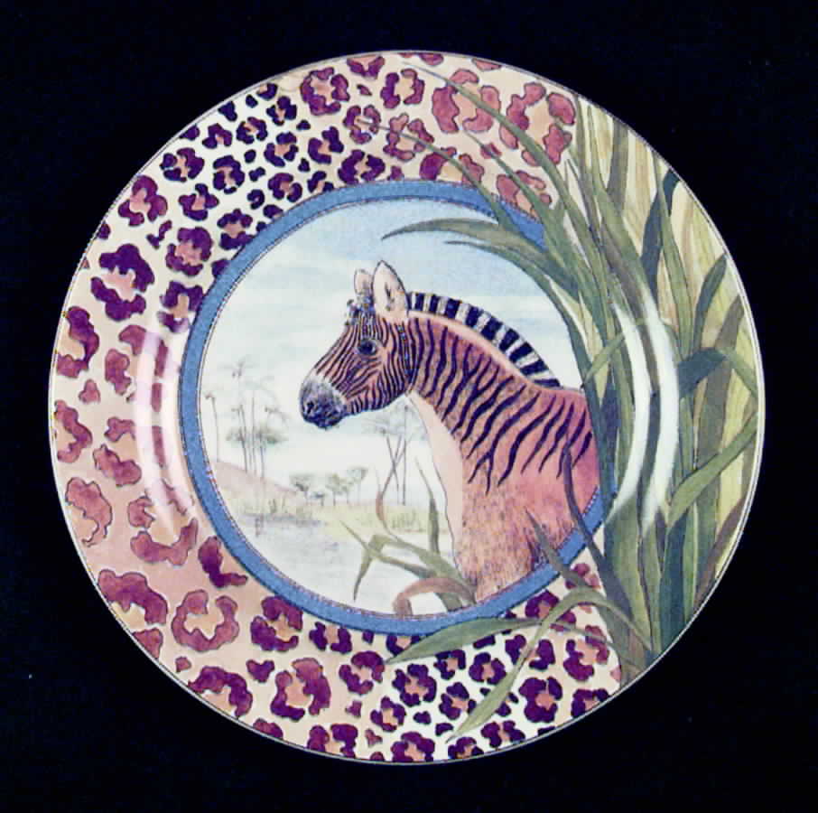 Savane Canape Plate by Faiencerie De Gien-1