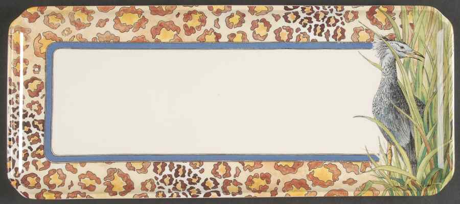 Savane 14" Rectangular Tray by Faiencerie De Gien-1