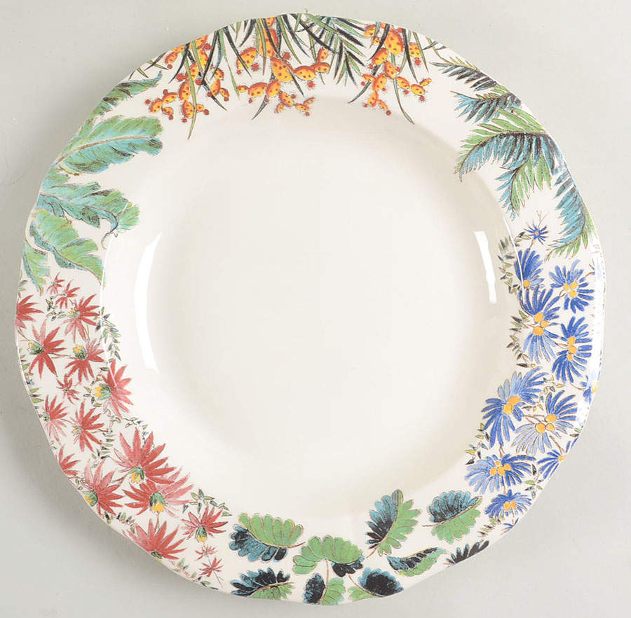 Tamarin Deep Round Platter by Faiencerie De Gien-1