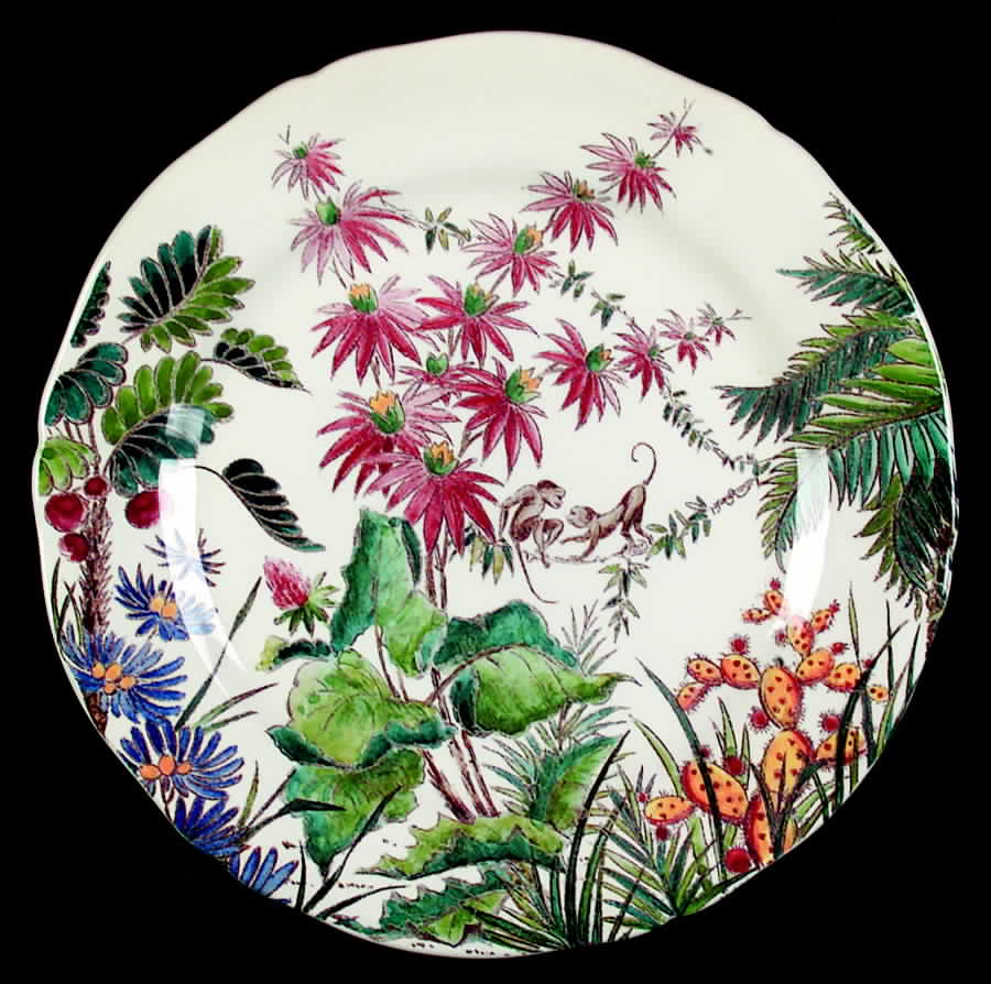 Tamarin Salad/Dessert Plate by Faiencerie De Gien-1