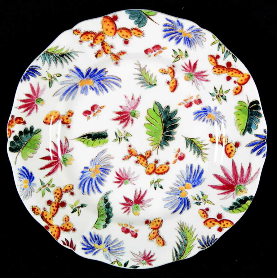 Tamarin Bread & Butter/Canape Plate by Faiencerie De Gien-1