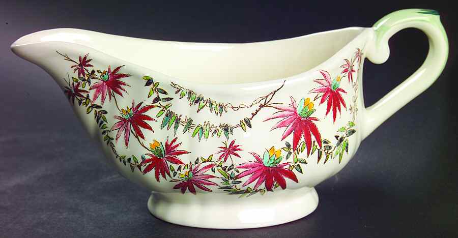 Tamarin Open Sauce Boat by Faiencerie De Gien-1