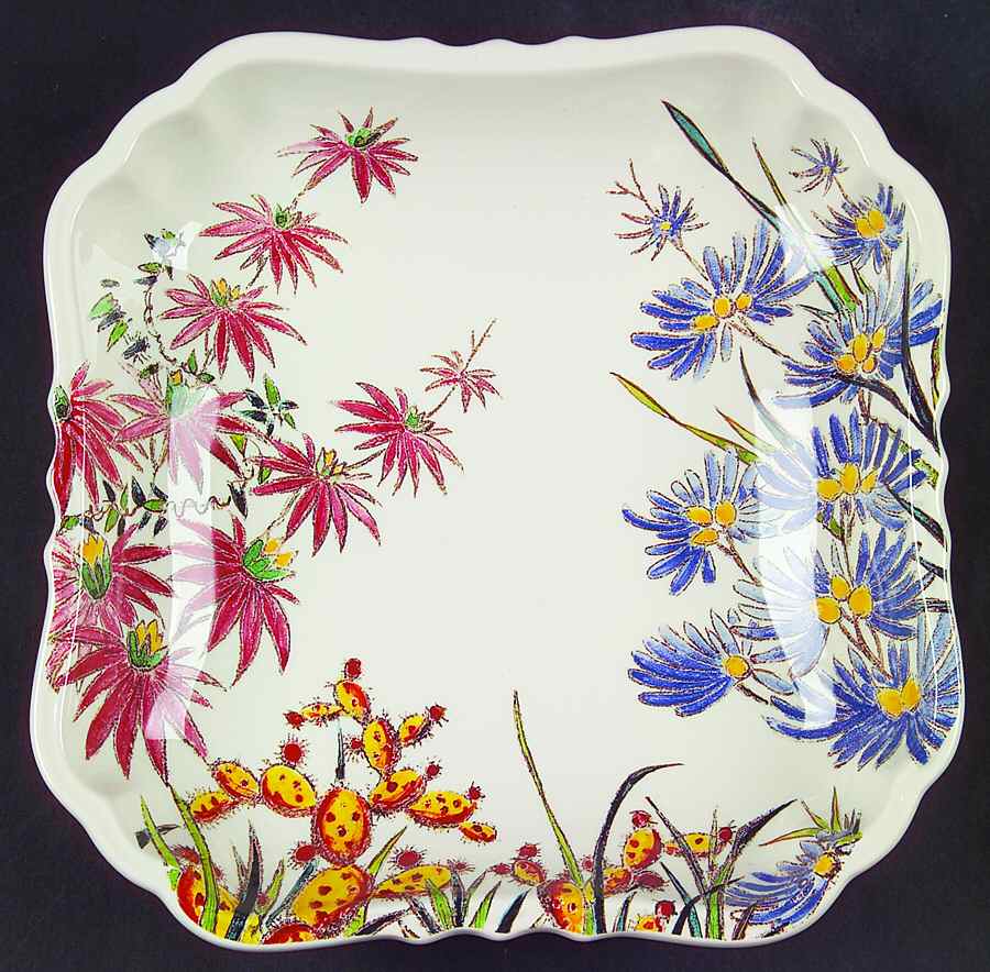 Tamarin 8" Square Tray by Faiencerie De Gien-1