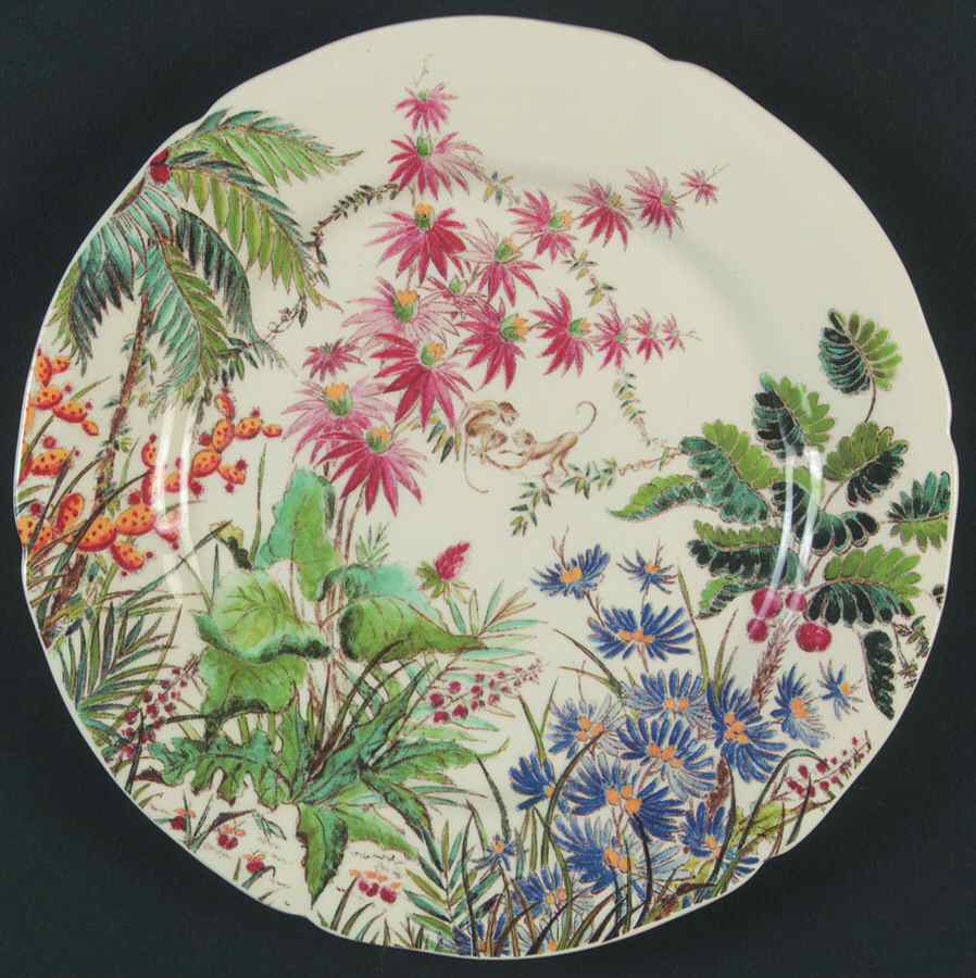 Tamarin Salad Plate by Faiencerie De Gien-1