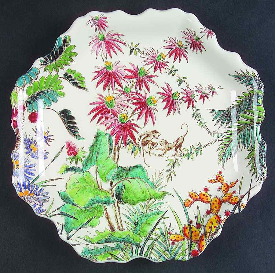 Tamarin Octagonal Tray by Faiencerie De Gien-1