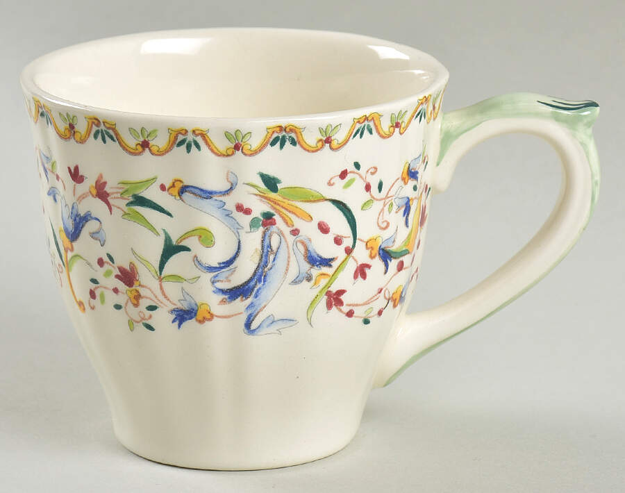 Toscana Flat Cup by Faiencerie De Gien-1