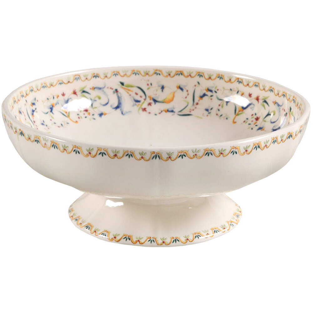 Toscana 7" Footed Bowl by Faiencerie De Gien-1