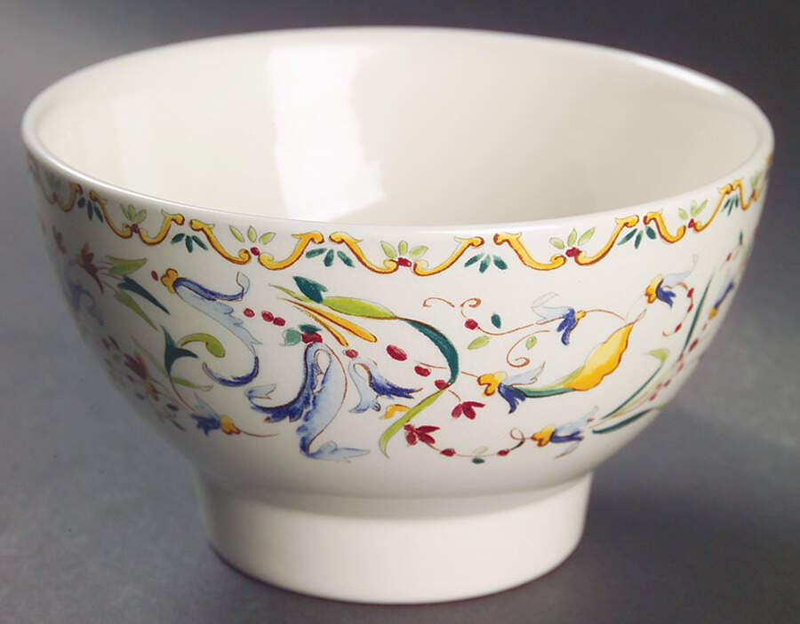Toscana Fruit/Dessert (Sauce) Bowl by Faiencerie De Gien-1