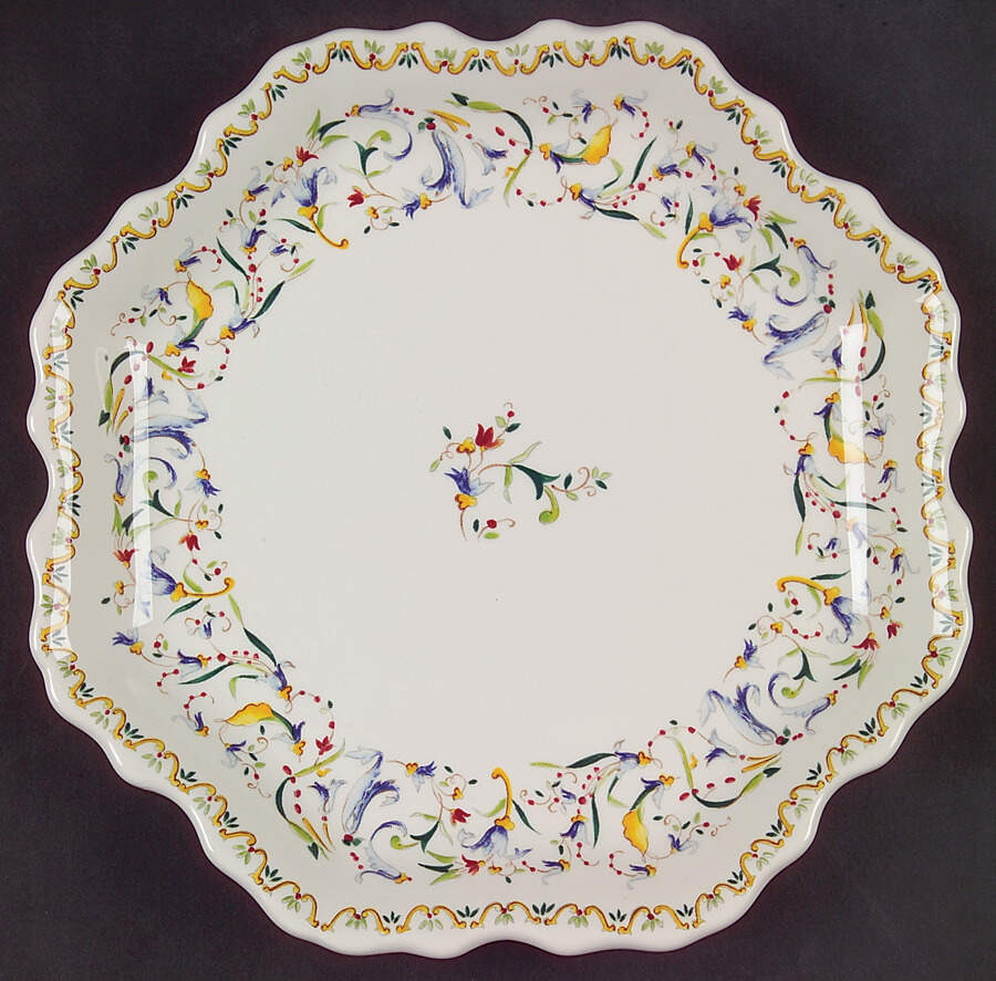 Toscana Octagonal Tray by Faiencerie De Gien-1