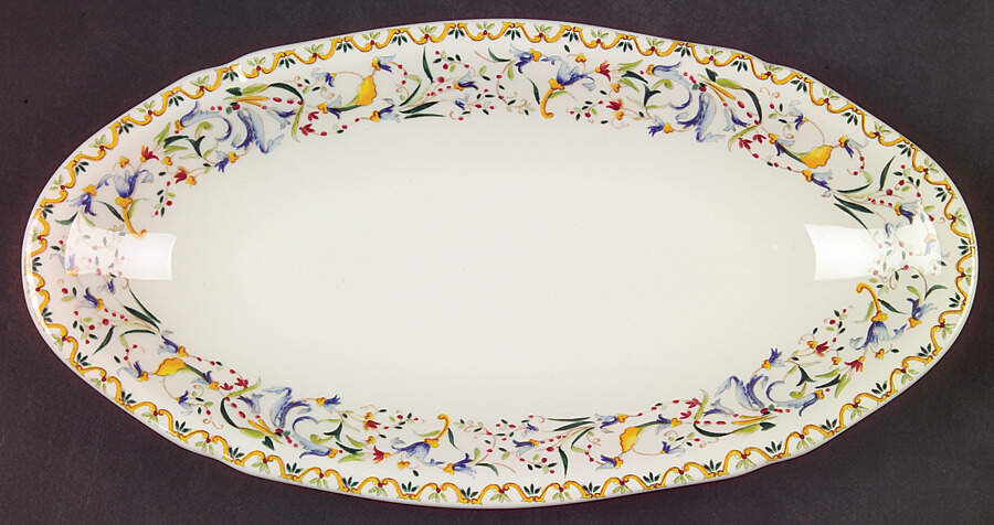 Toscana Pickle Dish by Faiencerie De Gien-1