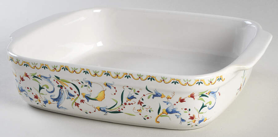 Toscana 10" Square Baker by Faiencerie De Gien-1