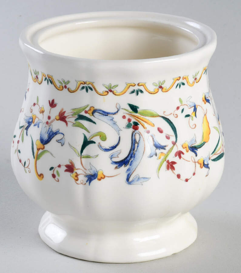 Toscana Sugar Bowl No Lid by Faiencerie De Gien-1