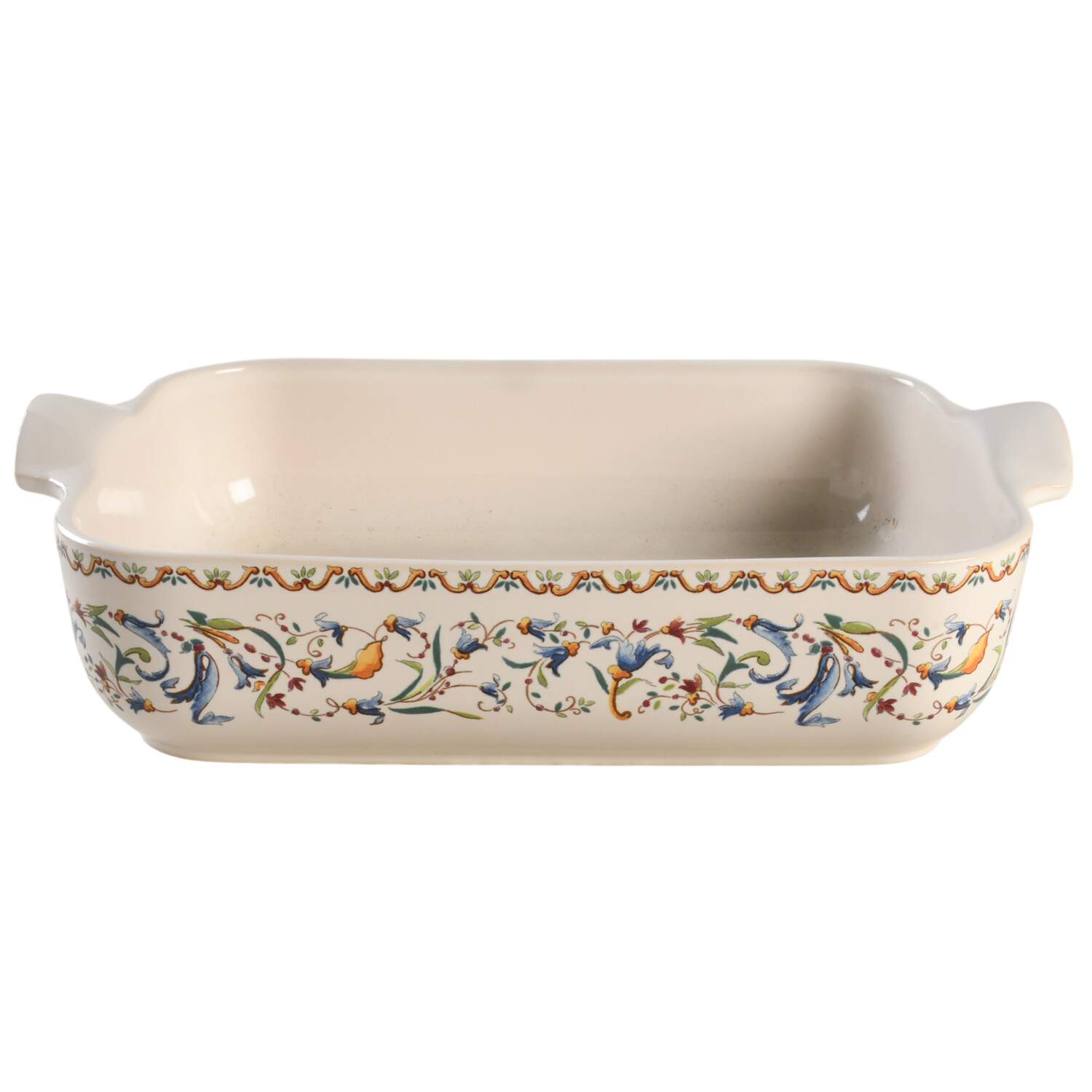 Toscana 12" Rectangular Baker by Faiencerie De Gien-1