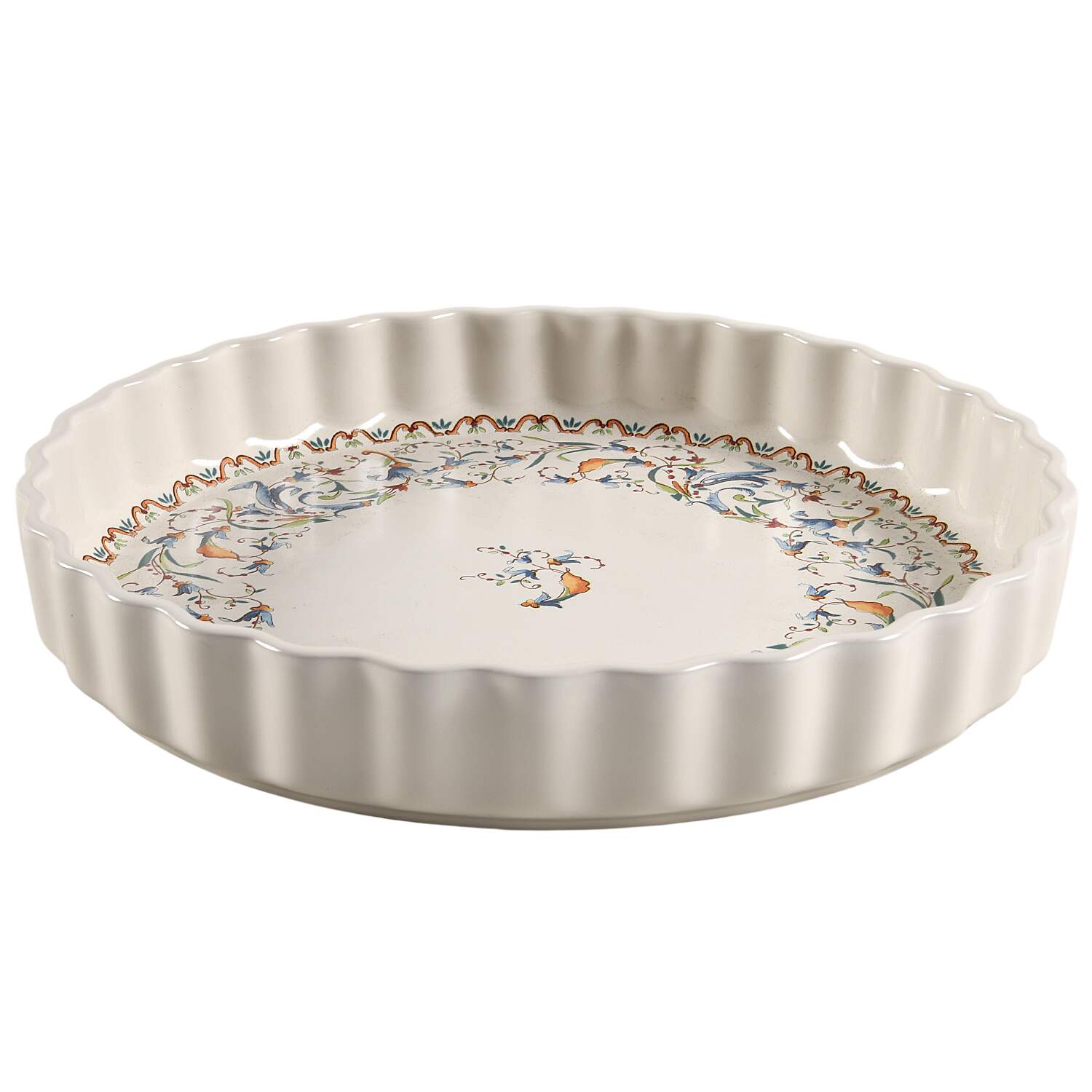 Toscana 11" Quiche by Faiencerie De Gien-1