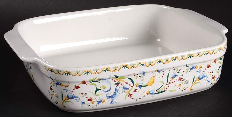 Toscana 11" Square Baker by Faiencerie De Gien-1