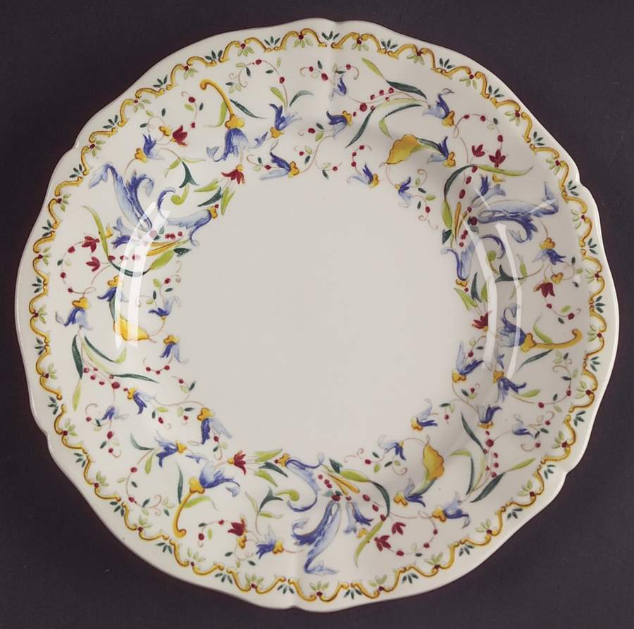 Toscana Bread & Butter/Canape Plate by Faiencerie De Gien-1