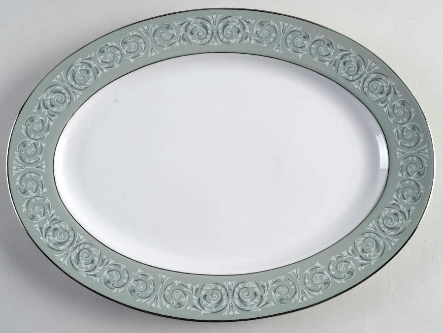 Cascade 14" Oval Serving Platter by Gildhar-1