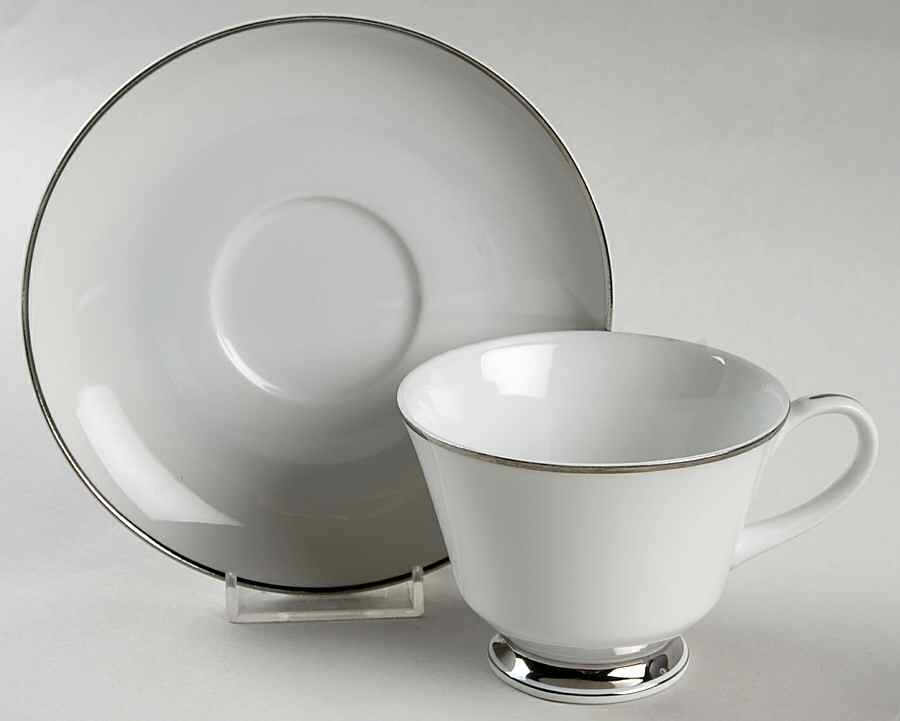 Elegance Footed Cup & Saucer Set by Gildhar-1