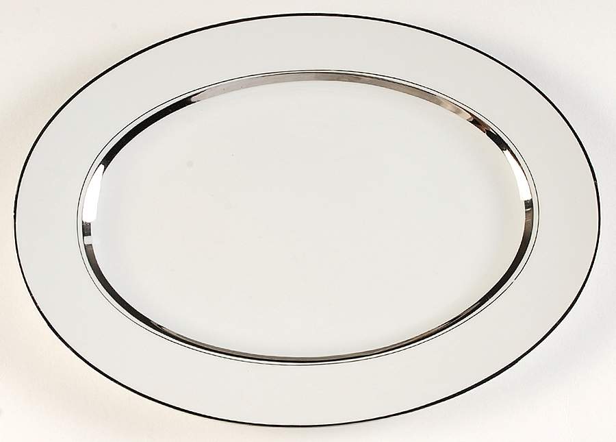 Elegance 14" Oval Serving Platter by Gildhar-1
