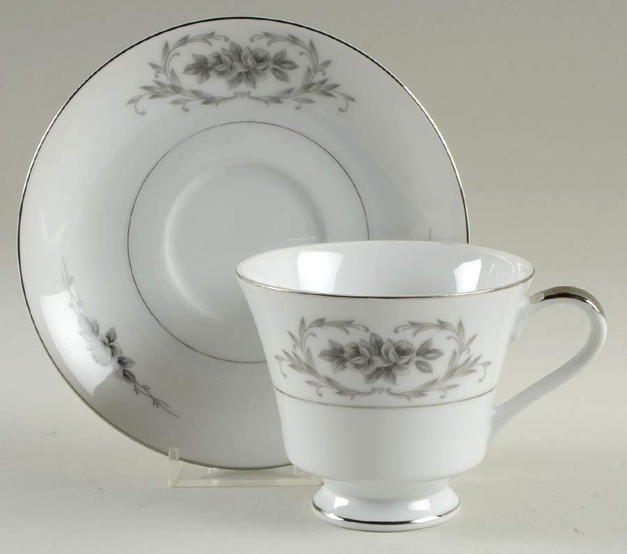 Elsinore Footed Cup & Saucer Set by Gildhar-1