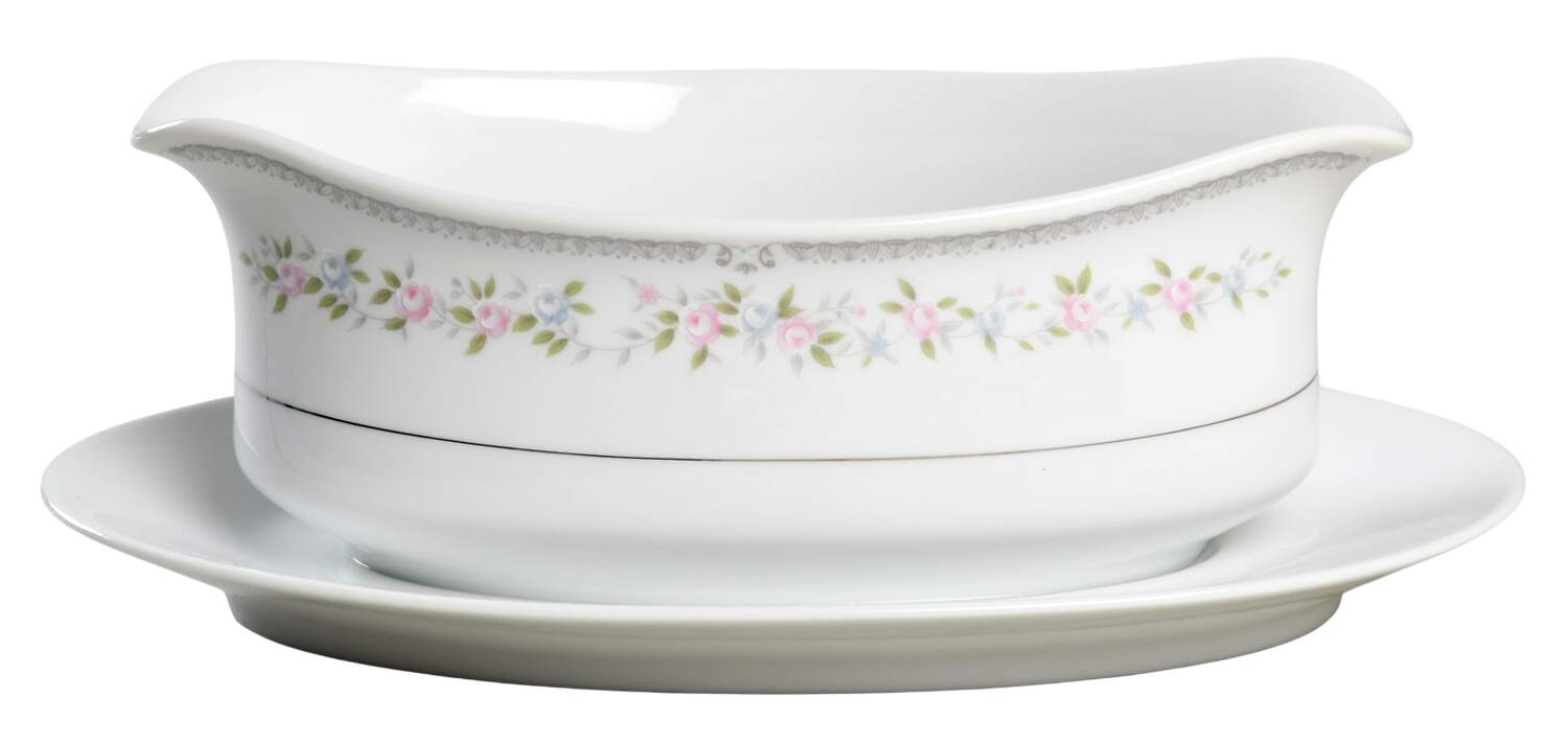 Hampton Gravy Boat with Attached Underplate by Gildhar-1