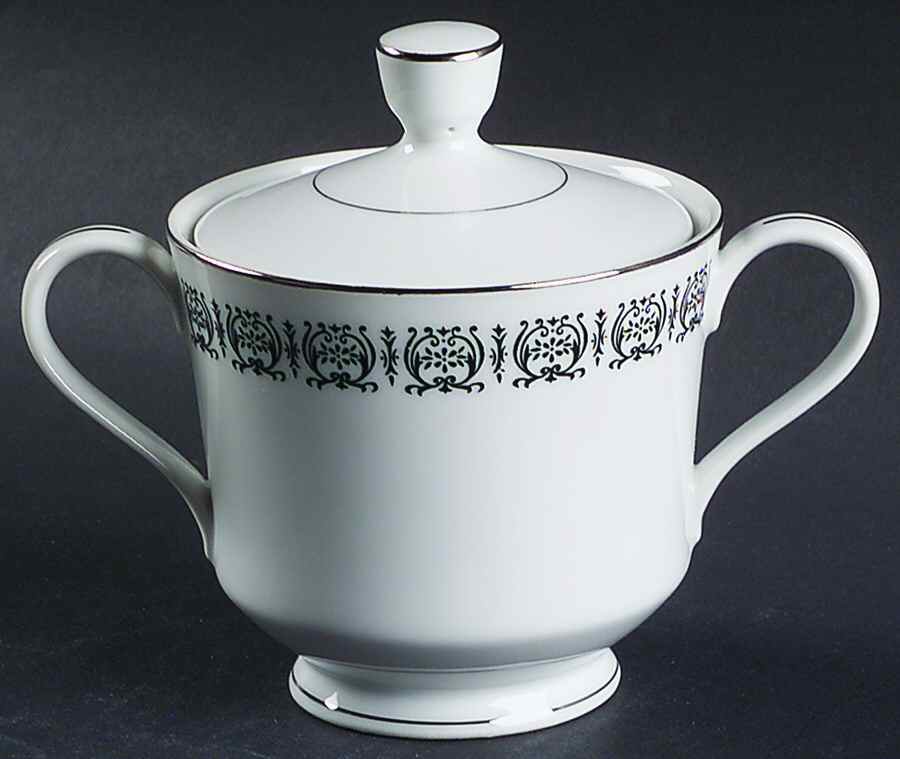 Mantilla Sugar Bowl & Lid by Gildhar-1