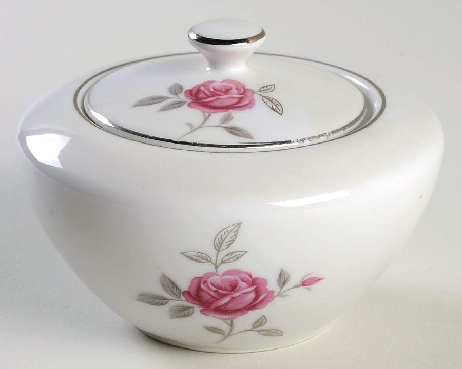 Petite Rose Sugar Bowl & Lid by Gildhar-1
